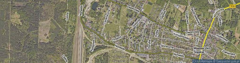 Zdjęcie satelitarne Białego ul.